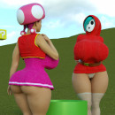 Toadette Shygal Mario Hentai 3D